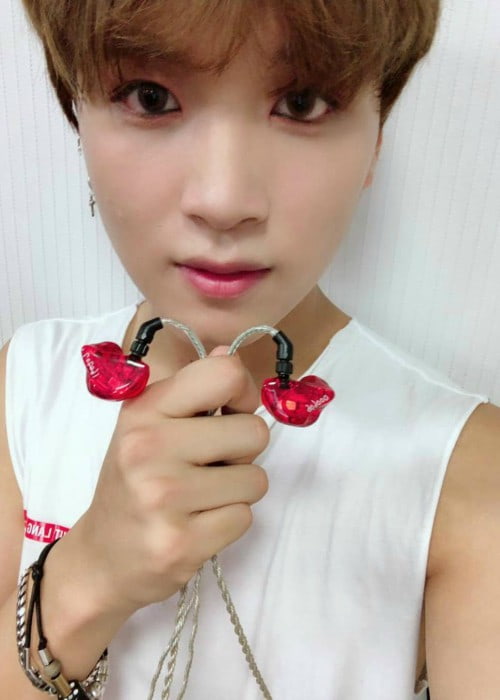 Haechan in an Instagram selfie as seen in July 2018