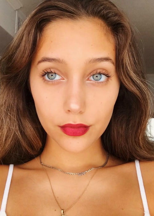 Hailey Sani in an Instagram selfie as seen in September 2018