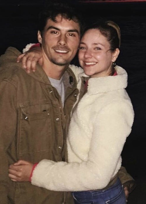 Haley Ramm and Pete Williams as seen in July 2018
