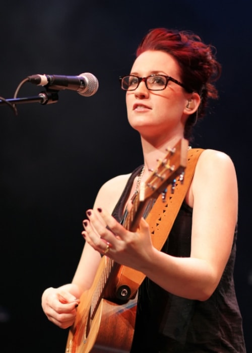 Ingrid Michaelson as seen while performing in a live concert in April 2012