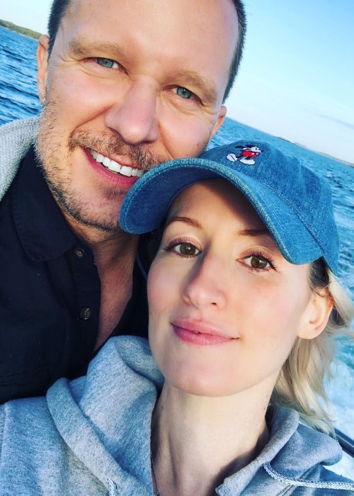 Ingrid Michaelson in a selfie with Will Chase in July 2018