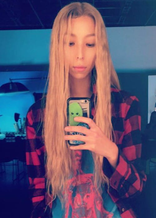 Issa Lish in a selfie in June 2017