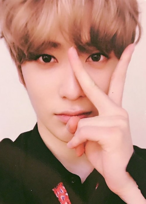 Jaehyun in a selfie in June 2017