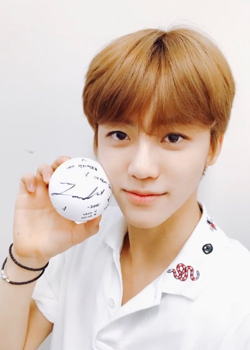 Jaemin as seen in a selfie in May 2018