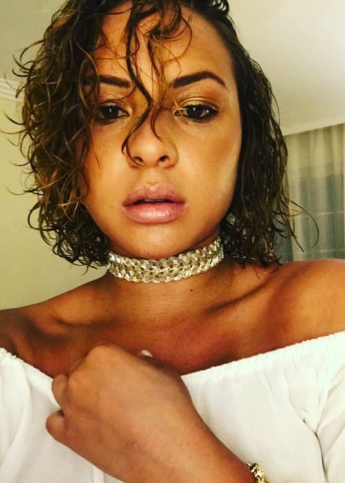 Jasmine Cephas Jones in an Instagram selfie as seen in October 2017