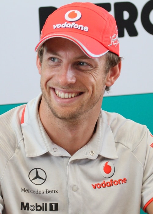 Jenson Button at an autograph session in April 2010