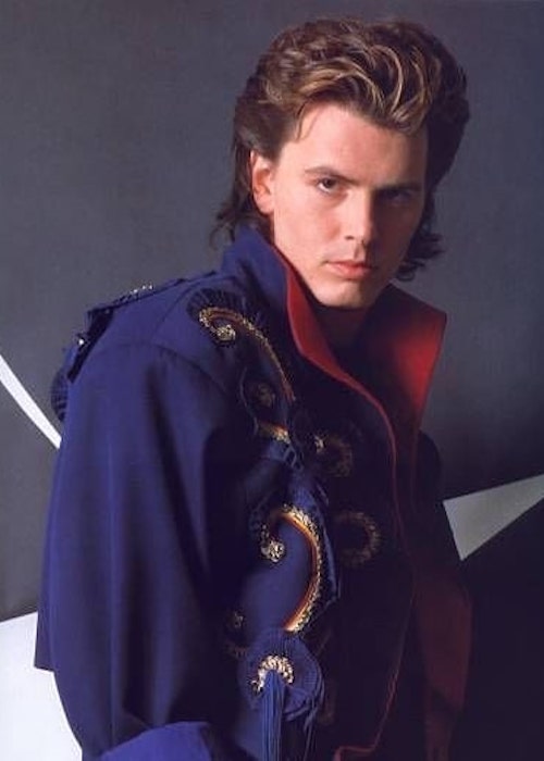 John Taylor gives an attractive stare for a photoshoot