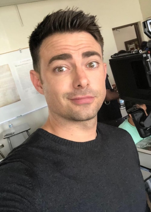 Jonathan Bennett in Sunday selfie in September 2018