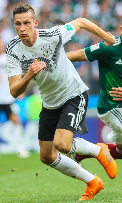 Julian Draxler during a game in June 2018