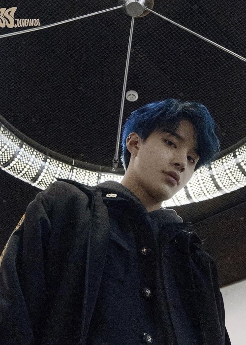 Jungwoo as seen in February 2018