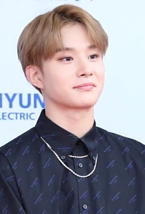 Jungwoo as seen on the red carpet of the 24th Dream Concert in May 2018