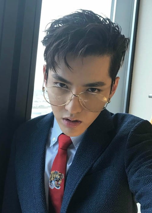 Kris Wu in a selfie in March 2017