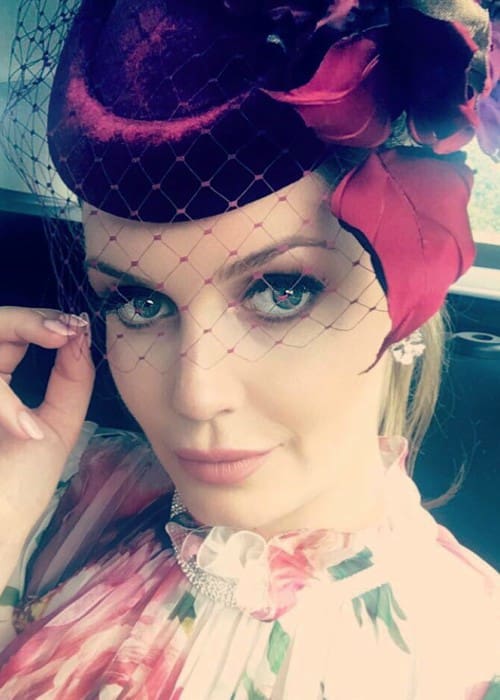 Lady Kitty Spencer in a selfie in June 2018