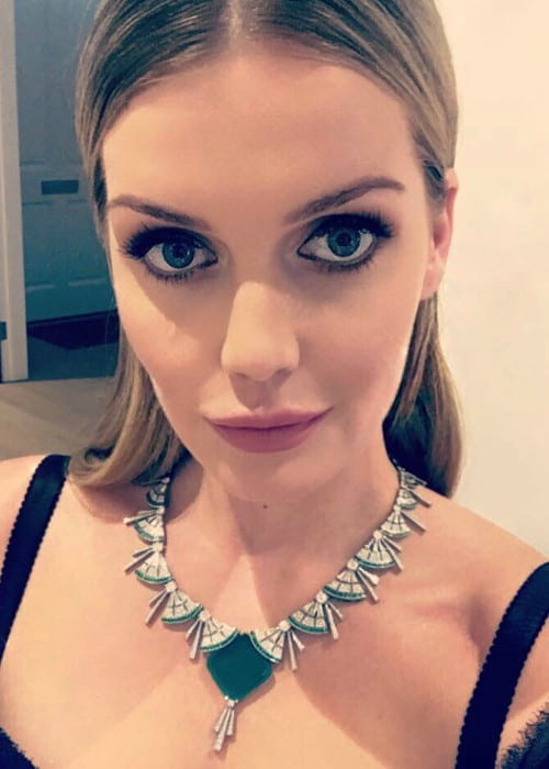 Lady Kitty Spencer in a selfie in May 2018