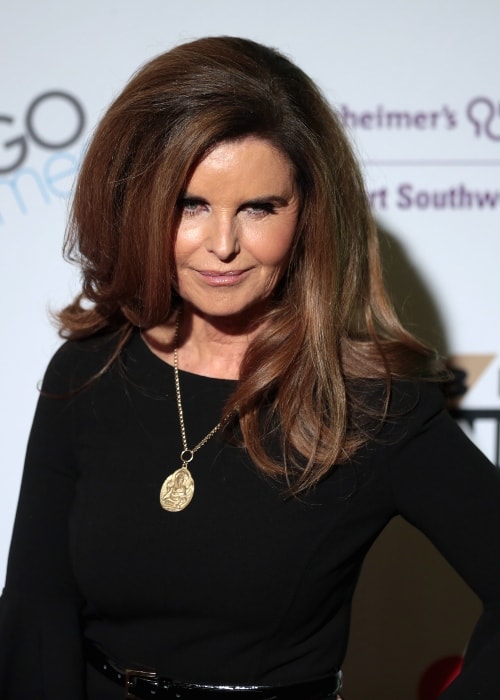 Maria Shriver on the red carpet at Celebrity Fight Night XXIV in March 2018