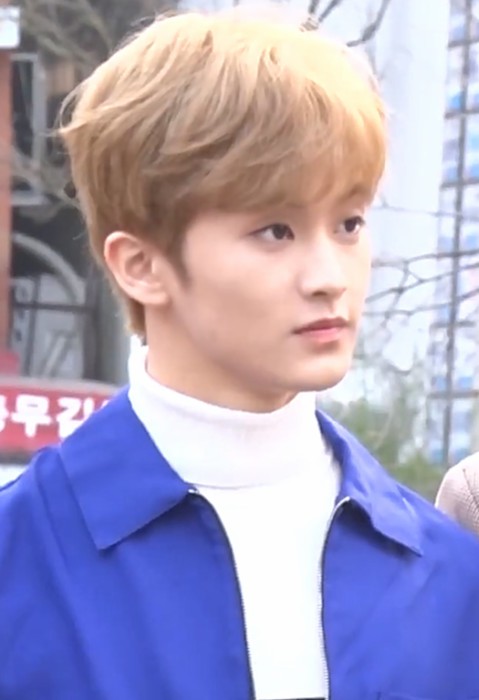 Mark going to a Music Bank recording in March 2018