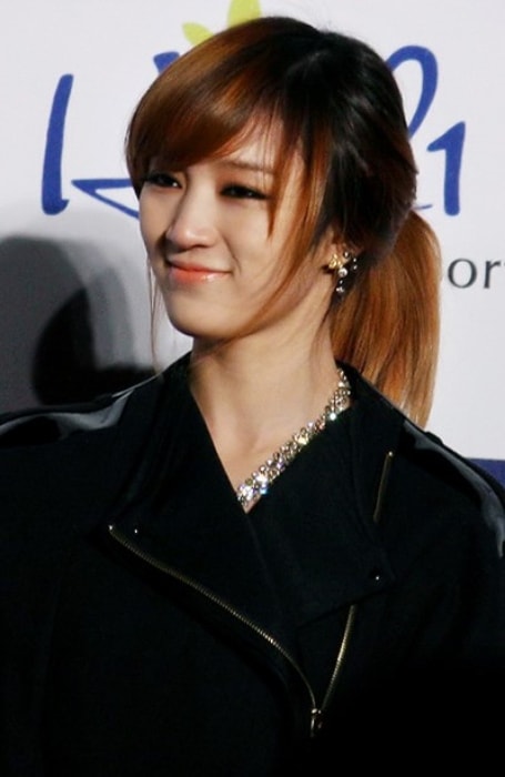 Meng Jia at Seoul Music Awards in January 2012