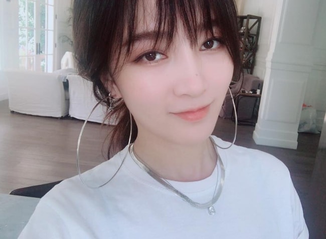 Meng Jia in a selfie in September 2017