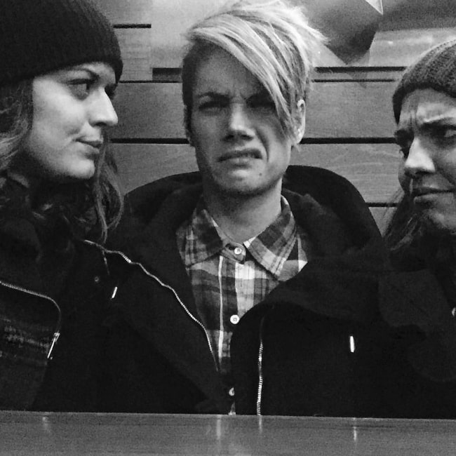 Missy Peregrym (Center) as seen in January 2016