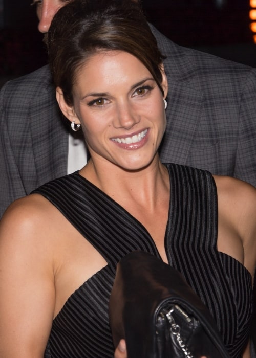 Missy Peregrym zoals te zien bij de Hollywood Foreign Press Association InStyle 's 2014 TIFF Celebration