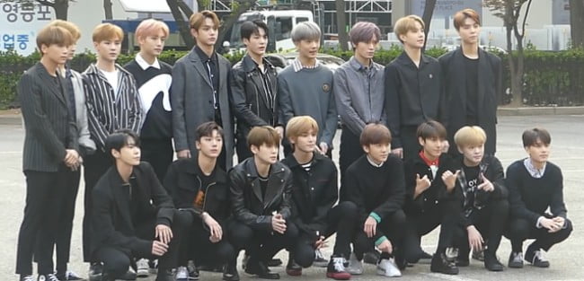 NCT going to a Music Bank recording in April 2018