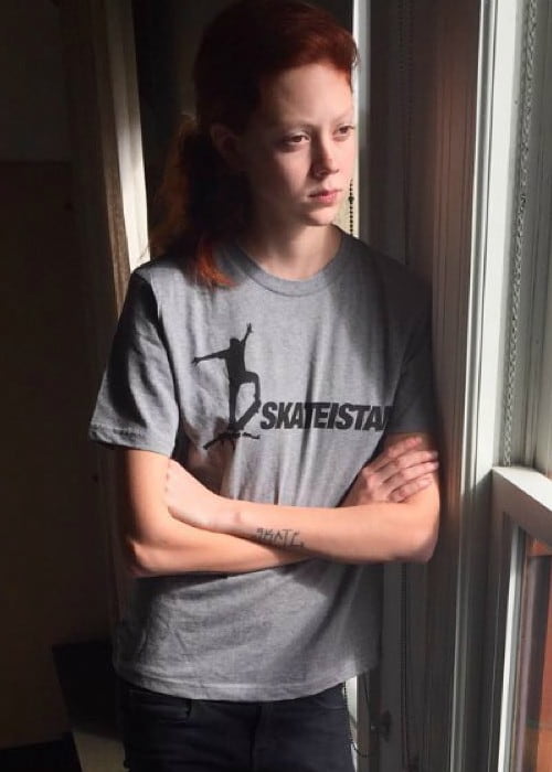 Natalie Westling promoting Skateistan in an Instagram post as seen in January 2016