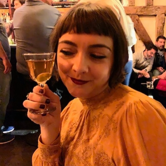 Neyla Pekarek as seen in October 2018 in Paris, France