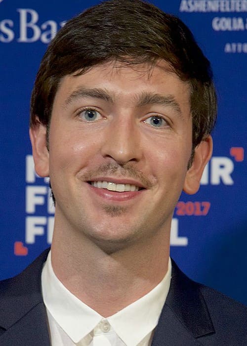 Nicholas Braun during an event in May 2017