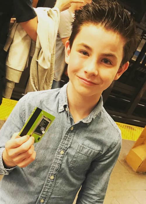 Owen Vaccaro as seen in July 2018