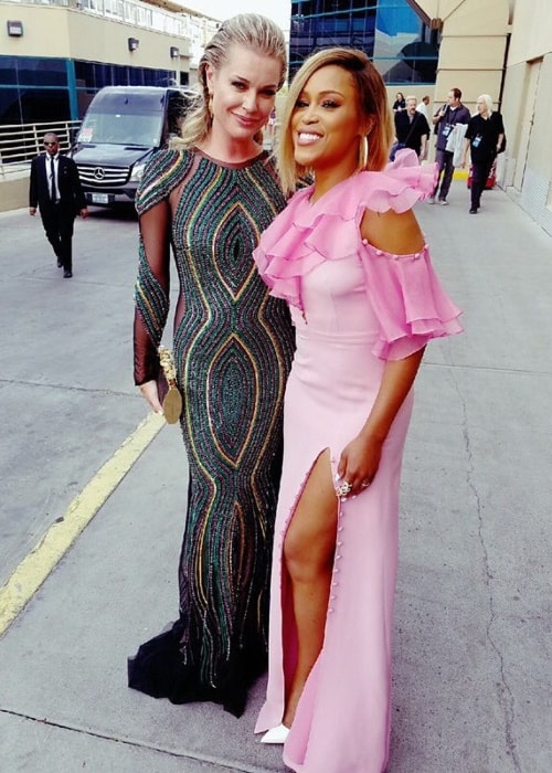 Rebecca Romijn (Left) with Eve in April 2018