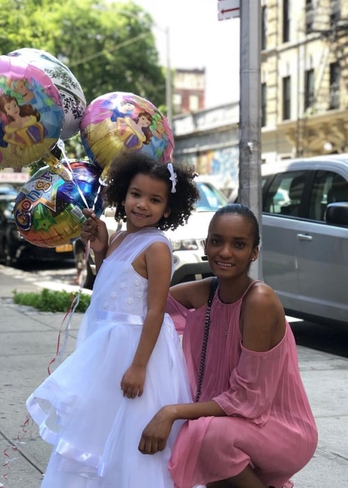 Rose Crodero with her daughter Aisha in June 2018