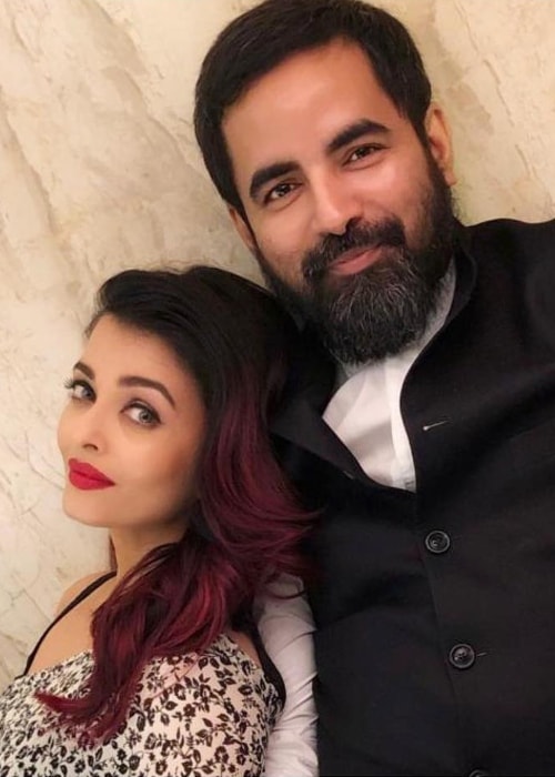 Sabyasachi Mukherjee with Aishwarya Rai Bachchan in October 2018