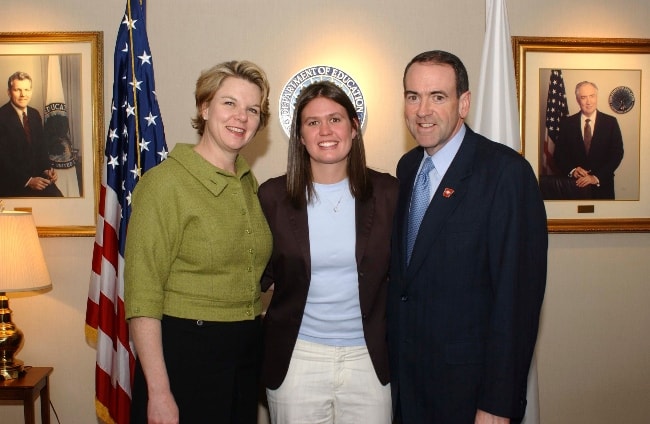 Sarah Huckabee Sanders (Center) as seen in March 2005