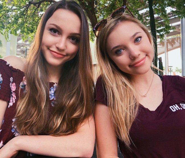 Sasha Morga (Right) with Sydney Serena in July 2018