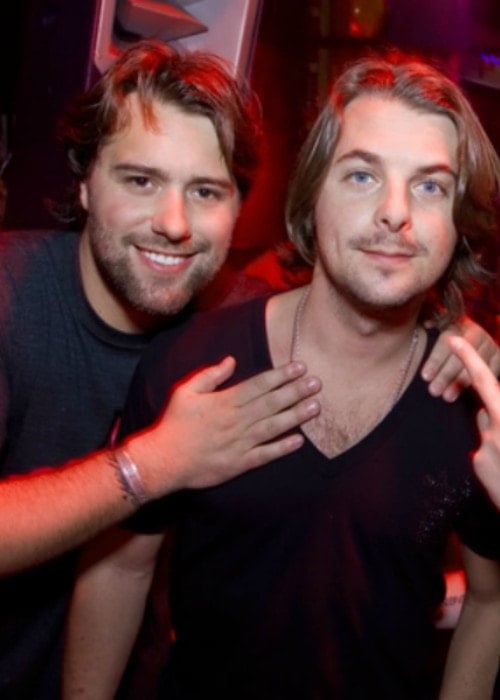 Sebastian Ingrosso (Left) and Axwell at Pacha Ibiza in December 2011