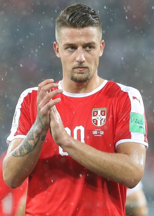 Sergej Milinkovic-Savic as seen during the 2018 FIFA World Cup group stage match between Serbia and Switzerland