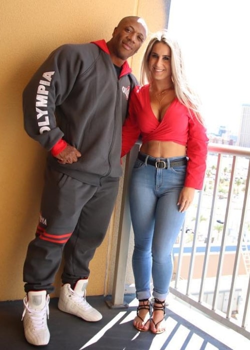 Shawn Rhoden with Michelle Sugar in September 2018