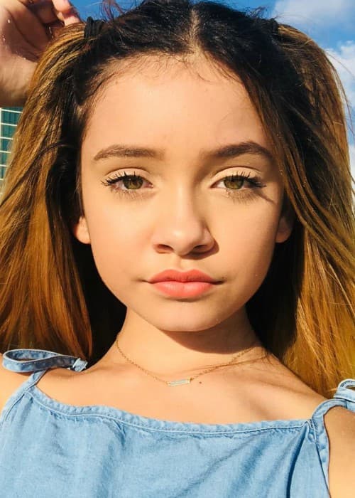 Sophie Michelle in an Instagram selfie as seen in September 2018