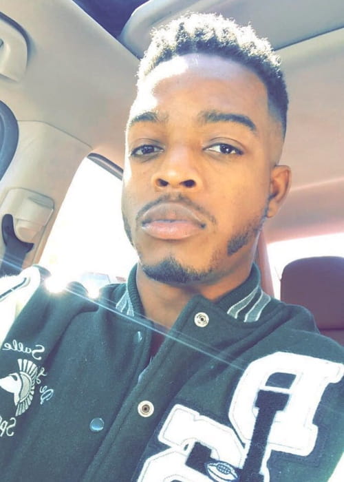 Stephan James in a selfie in June 2017