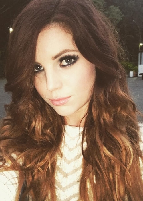 Sydney Sierota in a selfie in August 2018