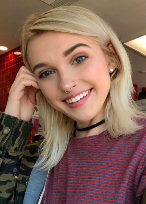 Taylor Skeens in an Instagram selfie as seen in March 2018