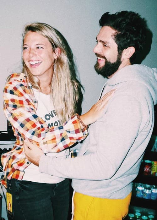 Thomas Rhett and Lauren Gregory as seen in October 2018