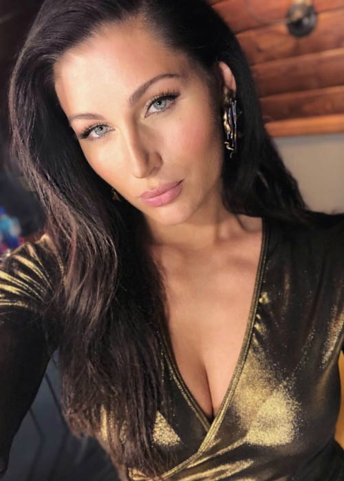 Trace Lysette in a selfie in October 2018