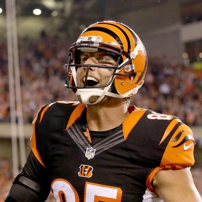 Tyler Eifert at Paul Brown Stadium in September 2017