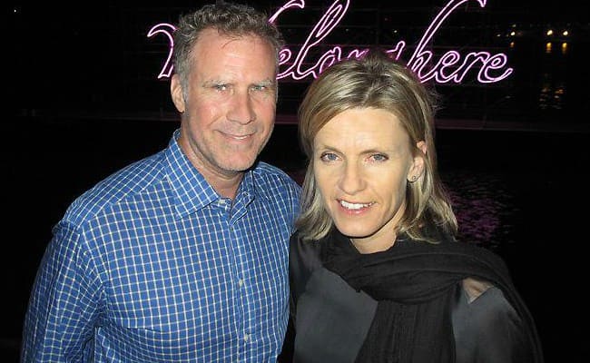 Viveca Paulin and Will Ferrell during an event in 2014