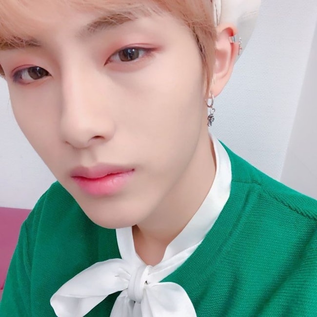 Winwin as seen in a selfie in March 2018