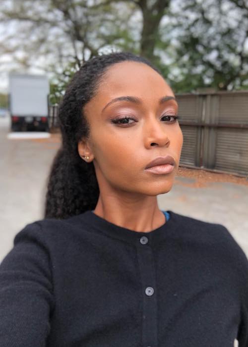 Yaya DaCosta in a selfie in September 2018