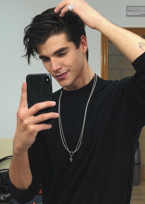Álvaro Mel in a selfie in March 2018