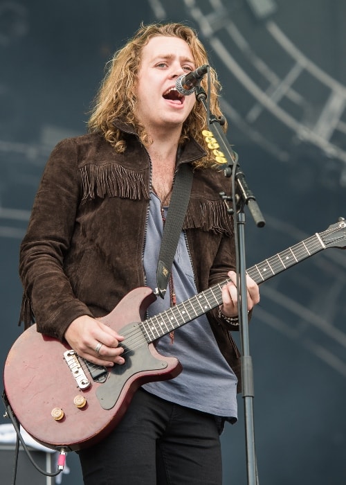 Adam Slack performing at the Rock im Park festival in June 2016