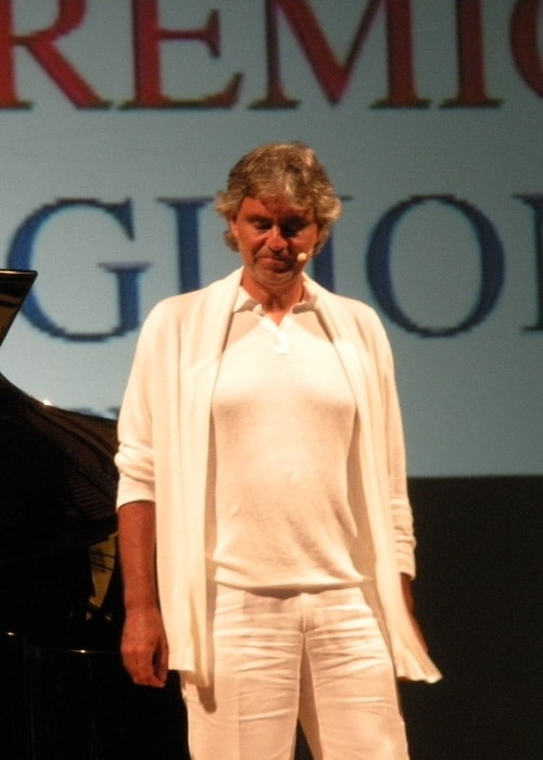 Andrea Bocelli as seen in August 2009